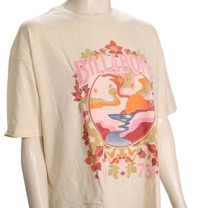 Billabong Cream Logo T-Shirt